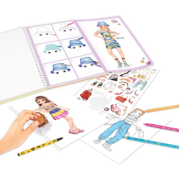 LIBRO PARA COLOREAR CON SET DE COLORES TOPMODEL - Imagen 6